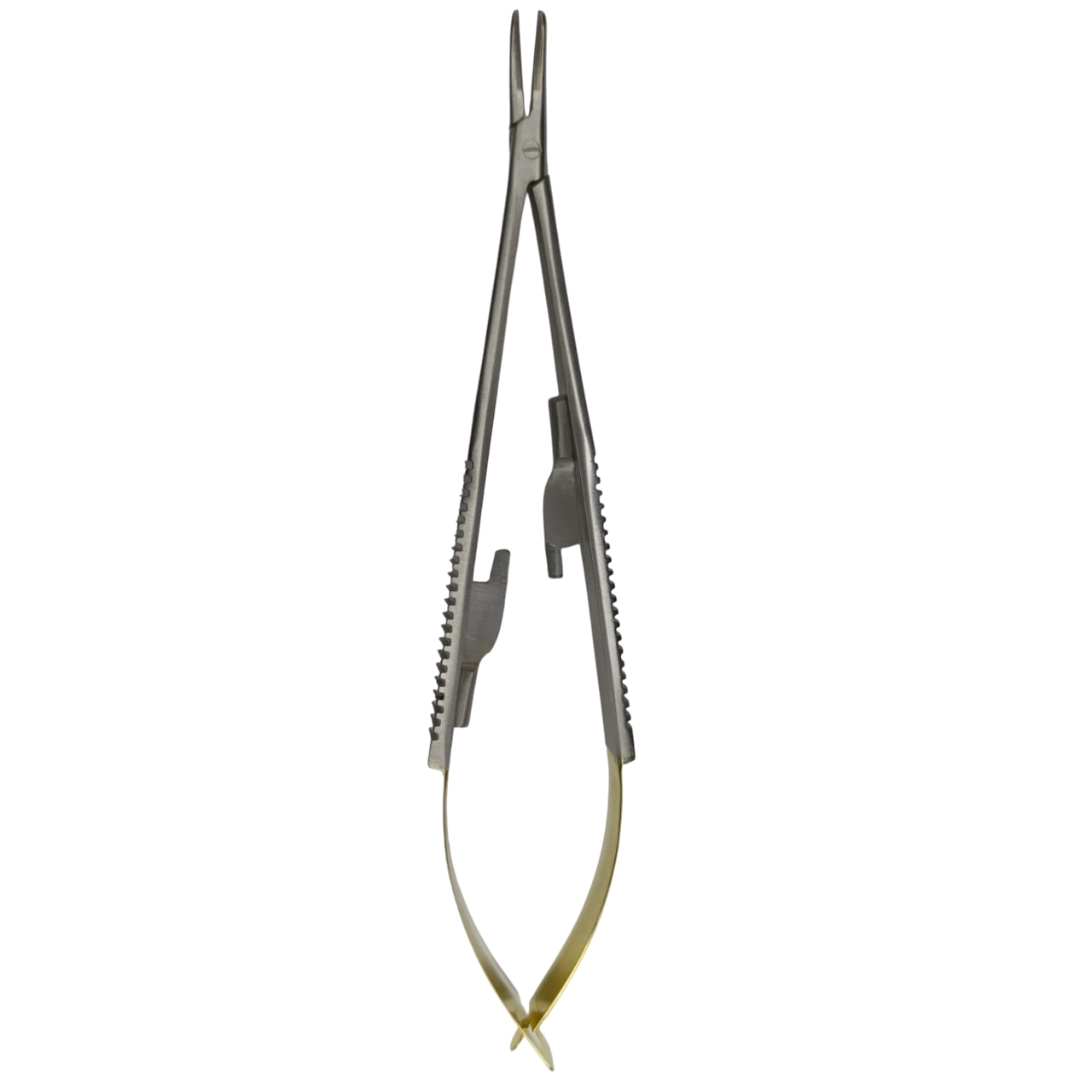 Mikro Portegu 14 cm Eğri TC (Altın Sap)