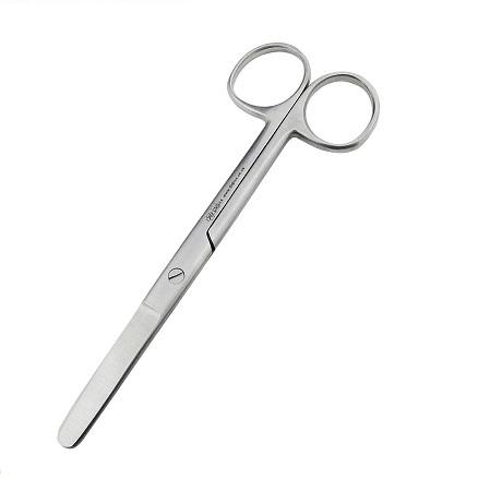 Standart Makas 15 cm Küt/Küt Düz